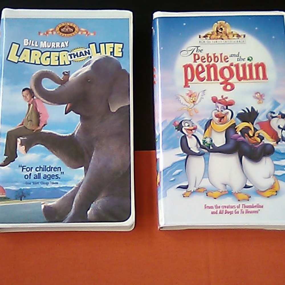 VHS kid's movies